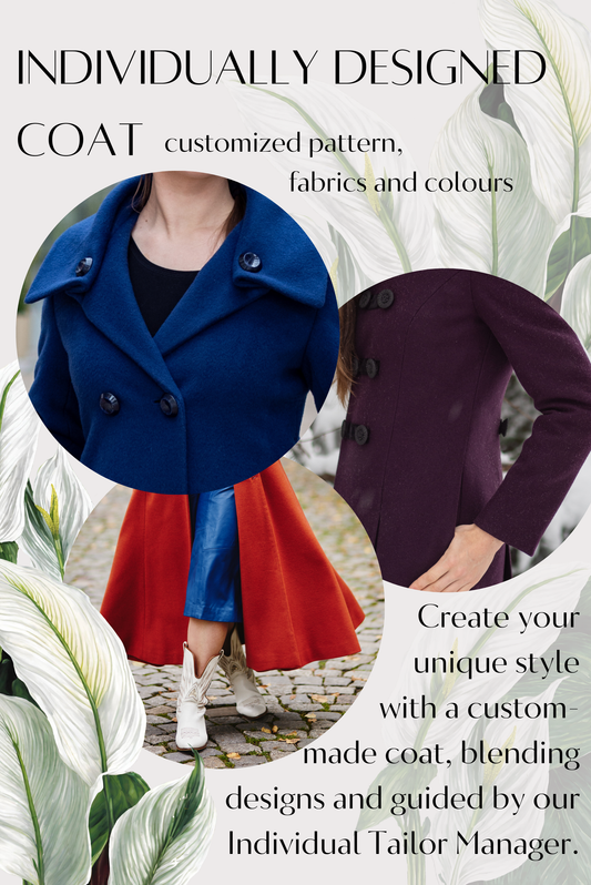 Tailored coat pattern designed exclusively for you